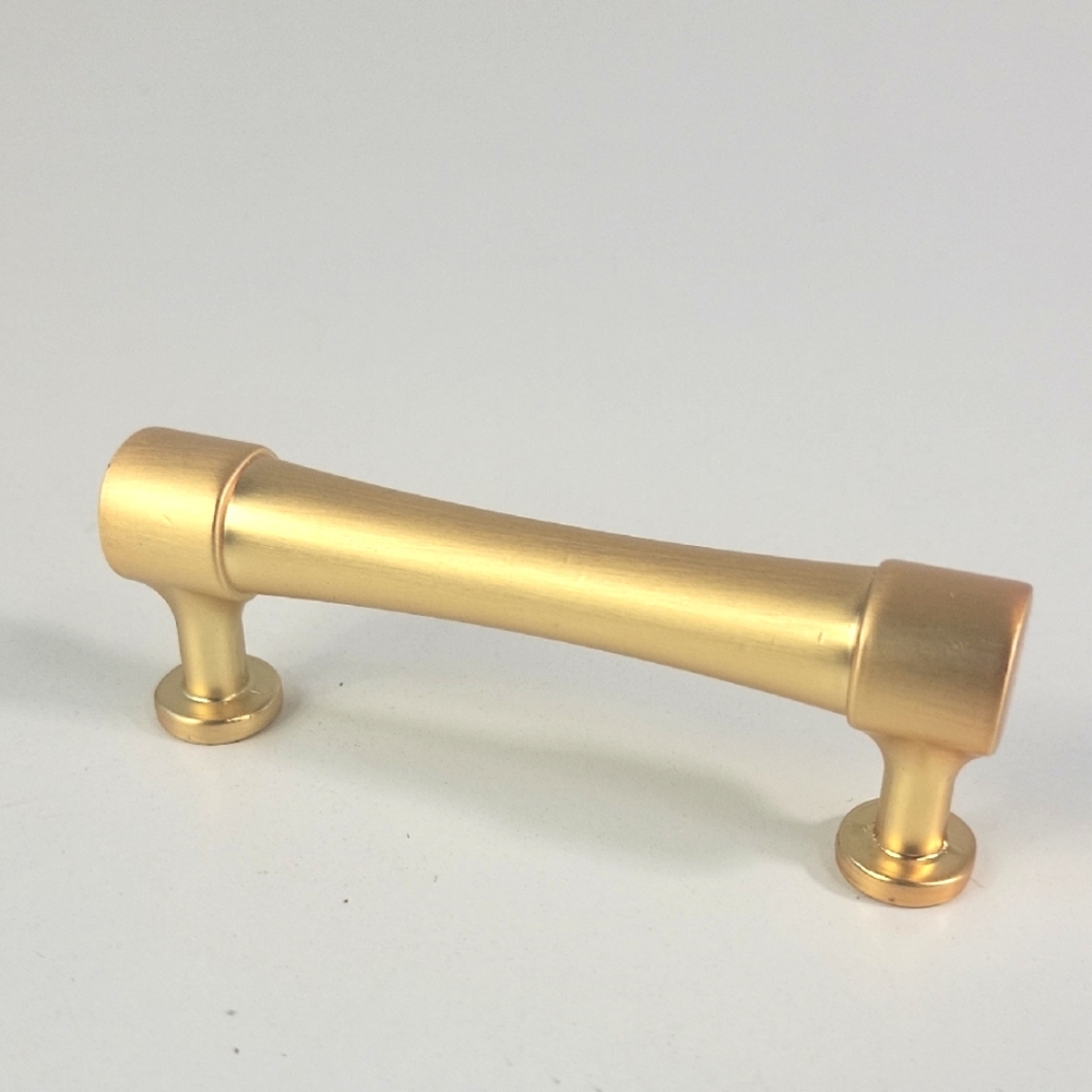 Brainerd 3" Flared Crib Pull Brushed Brass Lot Of 4 P45993W-117-C